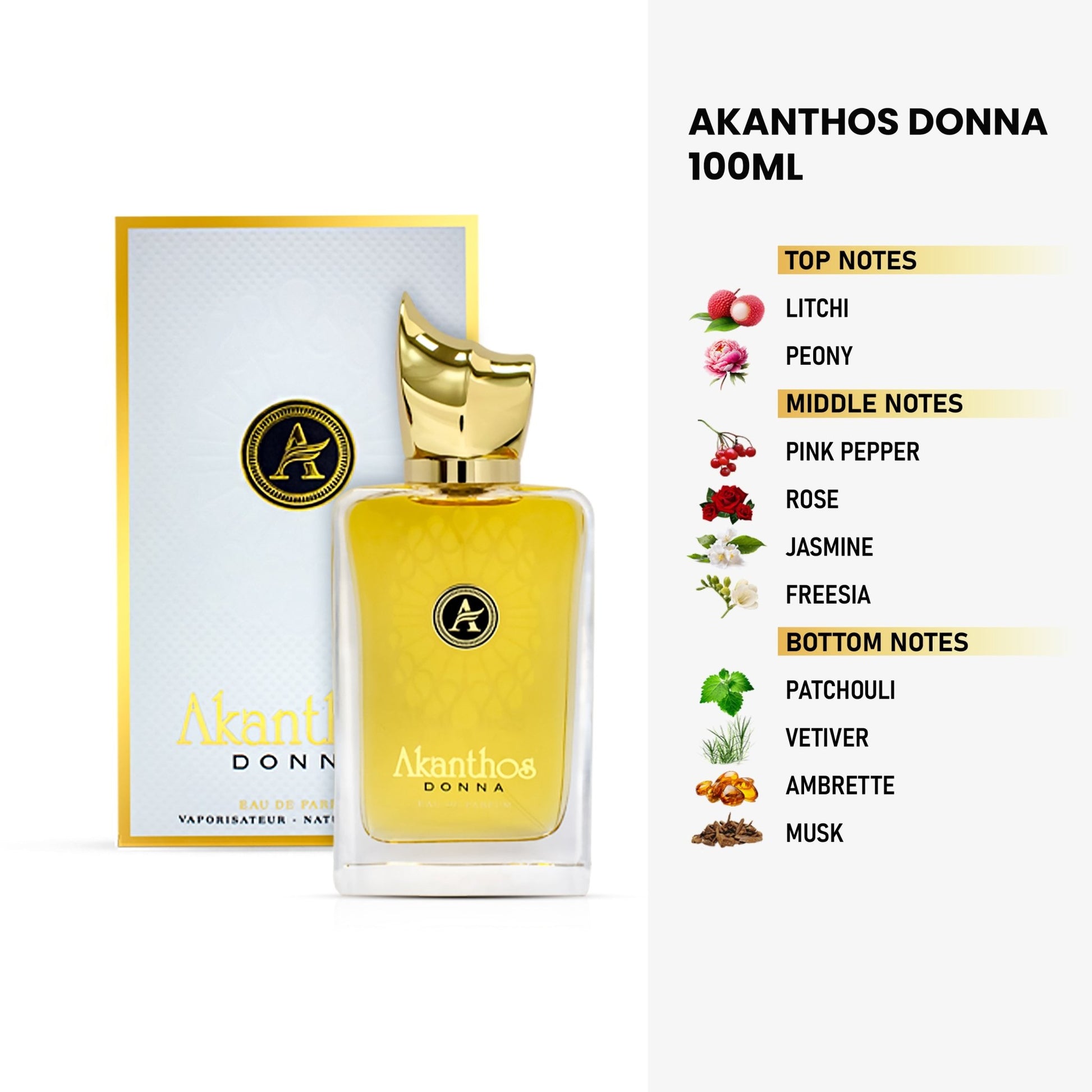 AKANTHOS DONNA EDP 100ML - WOMEN - Divina Perfume#perfume##fragrance#